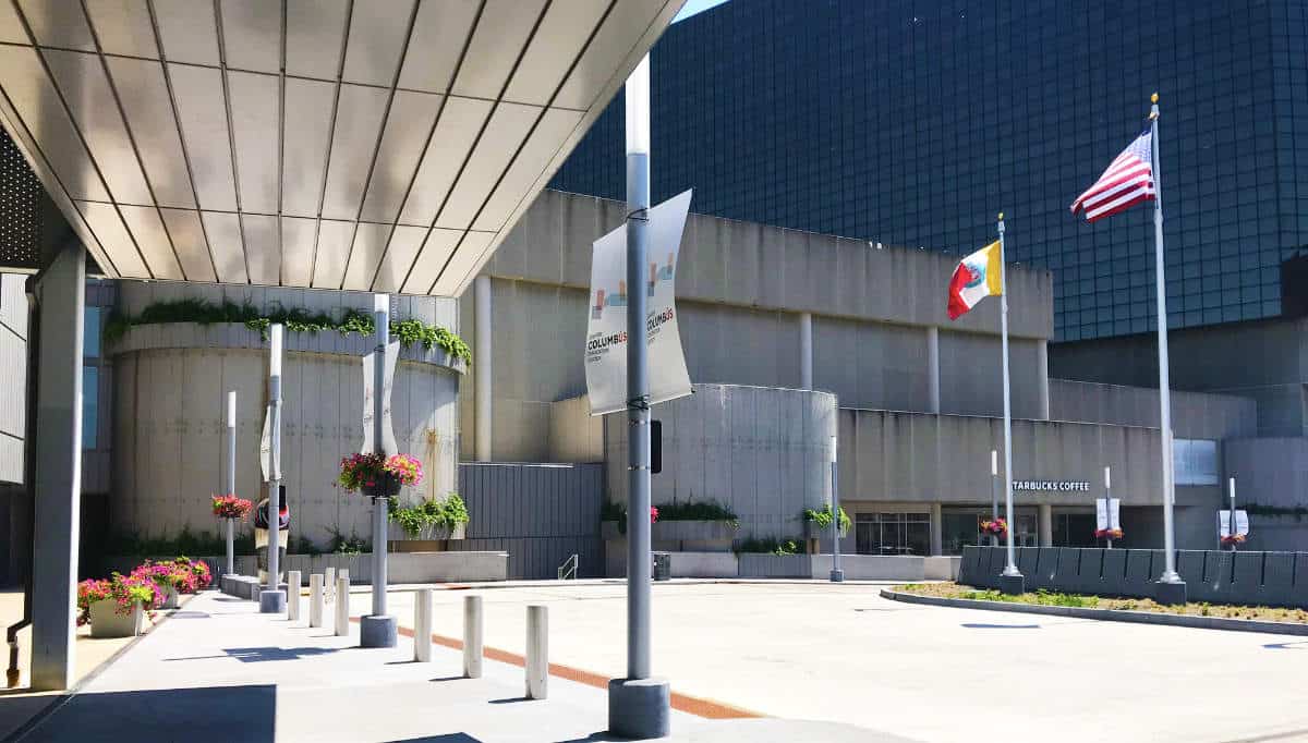 Columbus Convention Center front entrance